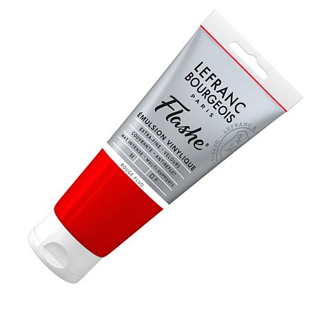 Lefranc Bourgeois Flashe 80ml - 409 Fluorescent Red