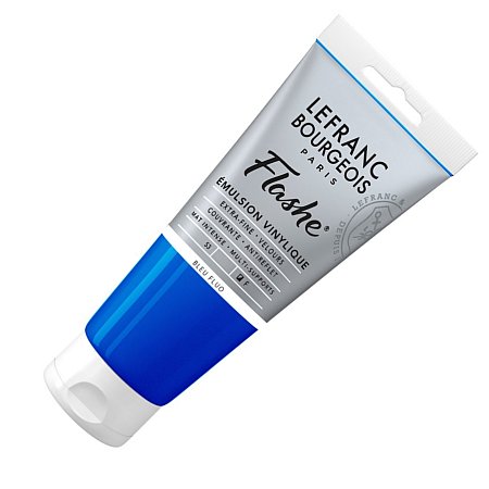 Lefranc Bourgeois Flashe 80ml - 083 Fluorescent Blue