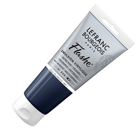 Lefranc Bourgeois Flashe 80ml - 046 Prussian blue hue