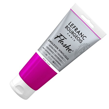 Lefranc Bourgeois Flashe 80ml - 408 Fluorescent Pink