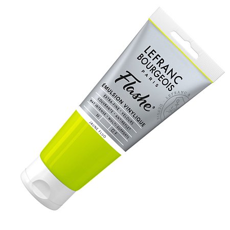 Lefranc Bourgeois Flashe 80ml - 163 Fluorescent Yellow