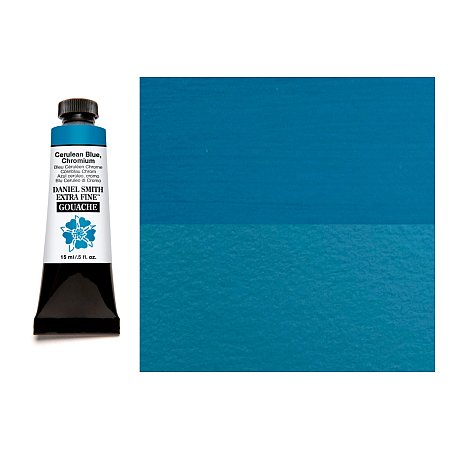 Daniel Smith Gouache 15ml - 060 Cerulean Blue, Chromium