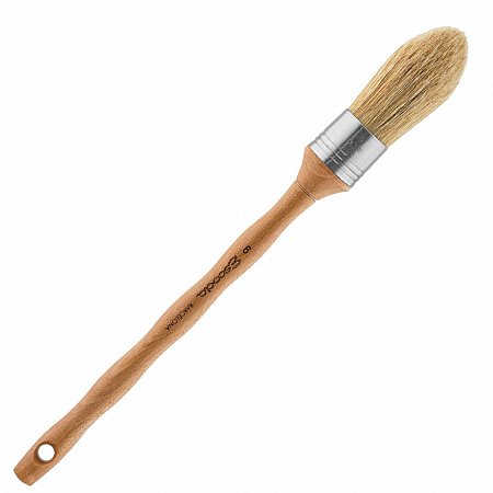 Escoda Natural Bristle Series 7600 Round olive - 2 (⌀16mm L49mm)