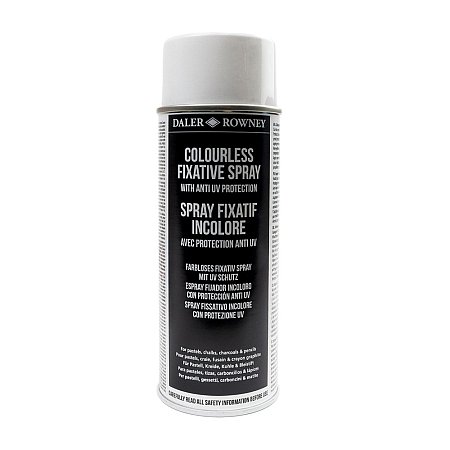 Daler-Rowney Colourless Fixative for pastel charcoal and pencil - 400ml