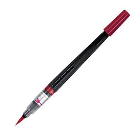 Pentel, penselpenna - 102 Red