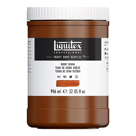 Liquitex Heavy Body 946ml - 127 Burnt sienna