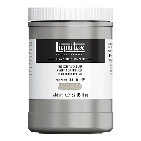 Liquitex Heavy Body 946ml - 239 Iridescent rich silver