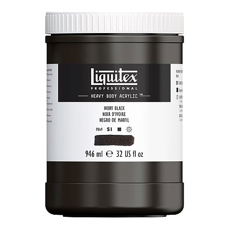 Liquitex Heavy Body 946ml - 244 Ivory black