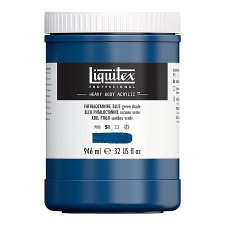 Liquitex Heavy Body 946ml - 316 Phthalocyanine blue (green shade)