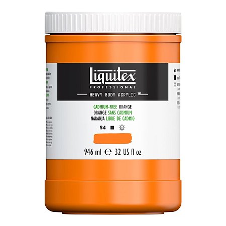 Liquitex Heavy Body 946ml - 892 Cadmium-Free Orange