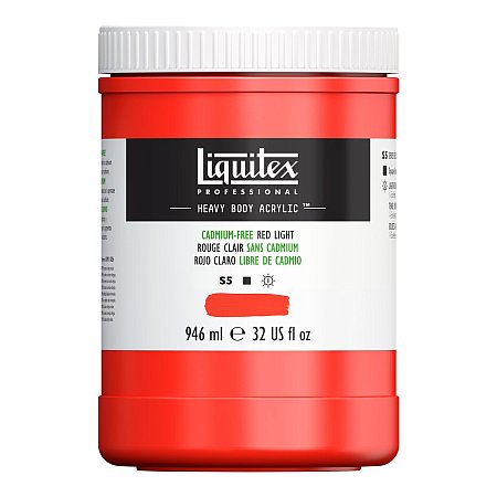 Liquitex Heavy Body 946ml - 893 Cadmium-Free Red Light