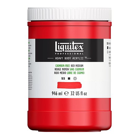 Liquitex Heavy Body 946ml - 894 Cadmium-Free Red Medium