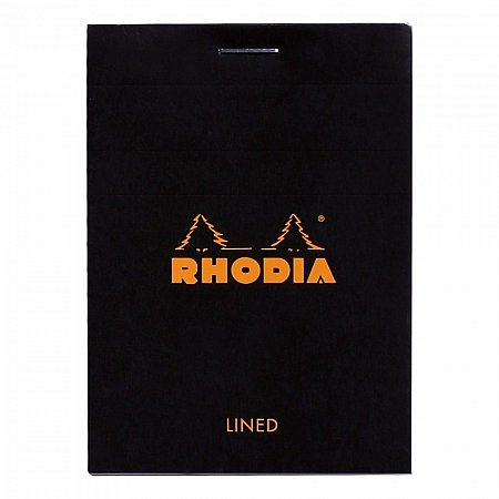 Rhodia Stapled Pad Black N°11 A7 (7,4x10,5cm) - Lined