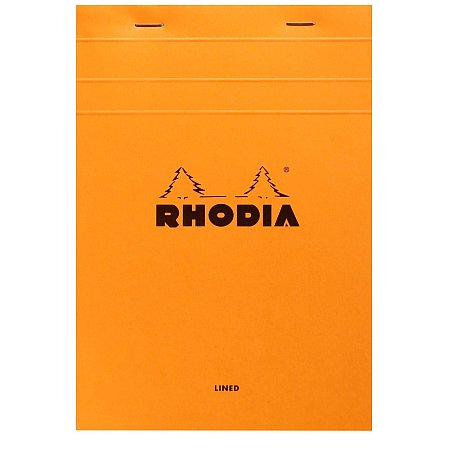 Rhodia Stapled Pad Orange N°15 A5 (14,8x21cm) - Lined 150 Sheets