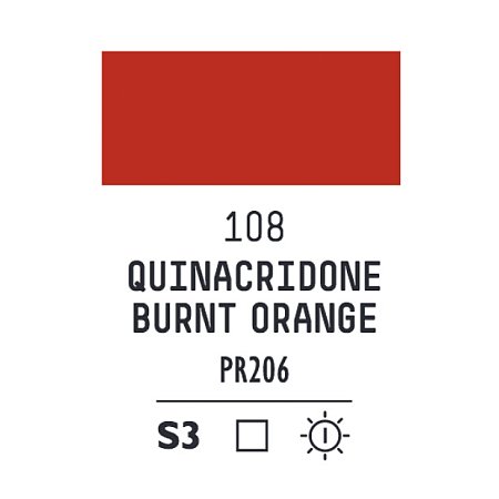 Liquitex Heavy Body 59ml - 108 Quinacridone burnt orange