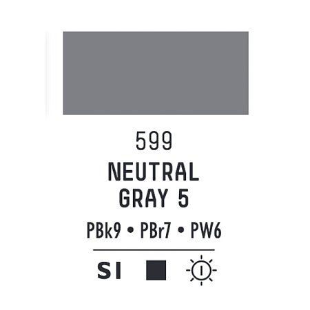 Liquitex Heavy Body 59ml - 599 Neutral grey value 5 / Mixing gray